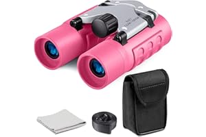 INNOCHEER Ostergeschenk Kinder Fernglas Rosa - Spielzeug ab 3 4 5 6 7 8 Jahre Mädchen - Geburtstagsgeschenk Geschenke Mädchen 3 4 5 6 7 8 jahre