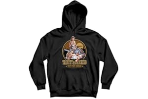 Terence Hill Bud Spencer - Felpa con cappuccio Trinity and Bambino, Wild West Legends (Nero)