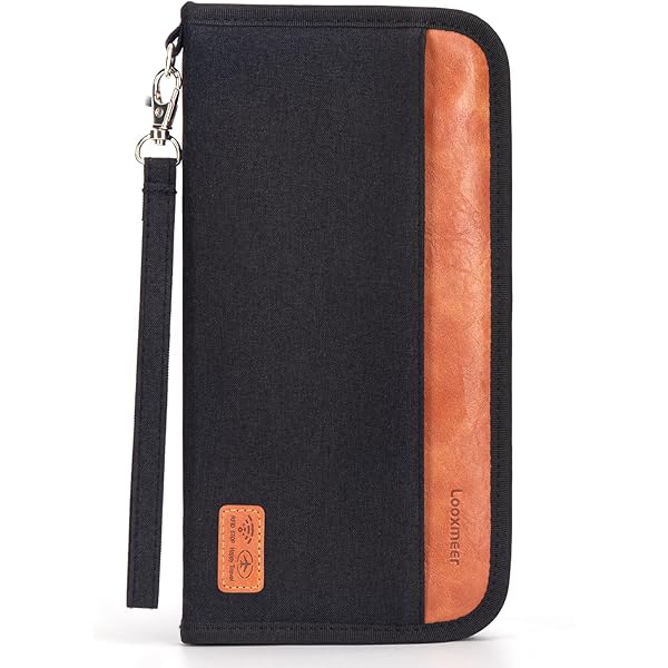 Rowgins Multi-Functional RFID Passport Wallet, Multifunctional Travel Wallet For Men Women,for Travel With Safe Zipper For Credit Cards, Tickets, Cash