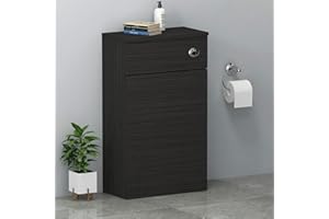 ROYAL BATHROOMS 500 x 260mm Hale Black BTW Back To Wall WC Unit with Concealed Cistern Toilet Bathroom Furniture