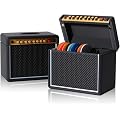 Boîte de rangement pour médiators de guitare, porte-médiators en forme d'amplificateur et de haut-parleur