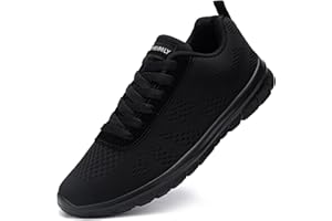 DYKHMILY Scarpe Antinfortunistiche Uomo Donna Traspiranti Ultraleggero Scarpe da Lavoro Prevenzione delle Perforazioni con Punta in Acciaio Antiscivolo di Sicurezza Scarpe