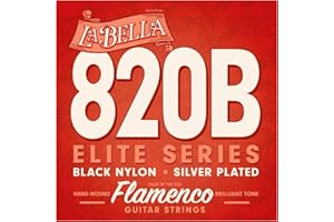 LA BELLA Labella L820B Flamenco Jeu de Cordes en nylon pour Guitare Medium Tension