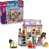 LEGO Friends M&uuml;zik Mağazası ve Daire 42653-7 Yaş ve &Uuml;zeri &Ccedil;ocuklar i&ccedil;in 3 Mini Bebek İ&ccedil;eren Yaratıcı Oyuncak Yapım Seti, Doğu