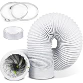 Erzekrim Universal Dryer Tube &Oslash; 150 mm PVC Aluminium Pipe Pipe | Flexible Air Outlet Length 3 m Portable Air Conditioning Tub