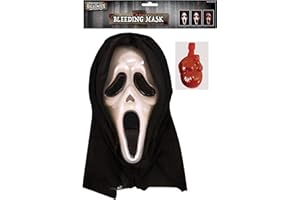labreeze Bleeding Halloween Mask - Spine-Chilling Horror for Costume Enthusiasts