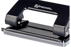 Rexel Student metalowy Punch z dwoma otworami, pojemność 8 arkuszy – różne kolory, 1 sztuka