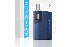 WOLKENKRAFT ÄRiS ULTRA Premium Vaporizer - USB-C | Titan-Kammer | Temperatur 100-220 °C | Betriebstimer 3-7 Min. | ECA-Konvektionstechnologie *Nachtblau*