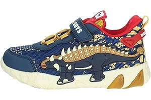 Bull Boys Scarpa con luci Modello DNAL4557 BL01 Anchilosauro Blu