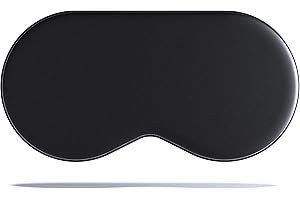 SMUG mascherina per dormire oscurante in seta super morbida | sonno sereno, salutare e profondo | meno occhiaie e imperfezioni e più | blocca la luce | nera