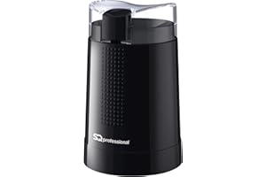 SUFE SQ Professional Blitz Coffee Grinder Electric Fast Grinding for Coffee Beans Nuts Herbs & Spices - Spice Mill One Touch Control Button & Stainless Steel Blades - 150w Black