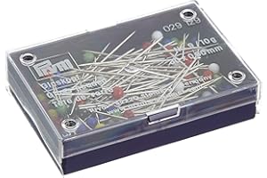 Prym 029129-1 Agujas con Cabeza De Vidrio, Metal, Multicolor, 5.7 x 4 x 1.5 cm
