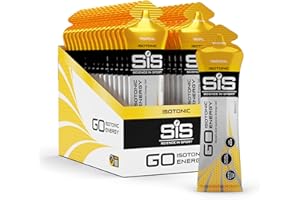 Science In Sport GO Isotonic Energy Gels, Running Gels with 22 g Carbohydrates, Low Sugar, Tropical Flavour, 60 ml Per Serving (30 Pack)
