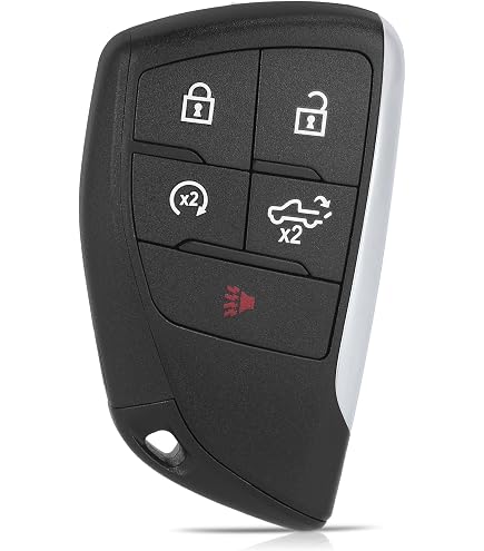 Replacement Remote Key Fob For Chevy S10, Suburban 1500/2500, Tahoe – 1-Button, Self-Programmable, Battery Included