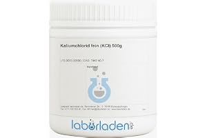 500 g kaliumklorid (KCl, för laboratorium, verkstad, mat)