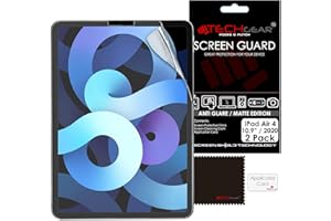 TECHGEAR [2 Pezzi] iPad Air 5 Proteggi Schermo Opaco - Antiriflesso Pellicole Protettive Opaca [Senza Bolle] Designata per iPad Air 10.9" (5/4 Generazione) 2022/2020