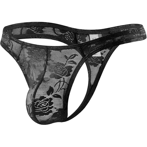 Lot De 8 Strings Thong Homme YUFEIDA - Culottes Bikini Transparentes Sexy En Maille Respirante