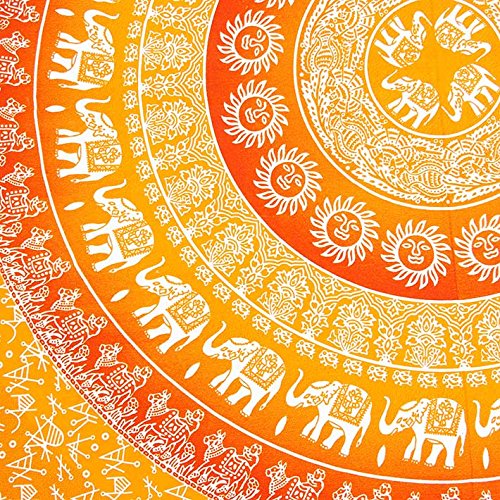 Goood Mal Queen Size Mandala Tapisserie Wand hängen Dekor Große Bohemian Hippie-Style Strand - 3