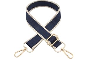 Long Keeper Correas para Bolsos 3,8cm de Ancho Correa de Bolsos Hombro Mujer Ajustables 72-129cm Bandolera para Bolso, Correas para Bolsos Bandolera, Mochila