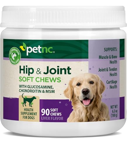VetIQ Max Strength Hip & Joint Soft Chews For Dogs – Glucosamine & MSM – 180 Ct