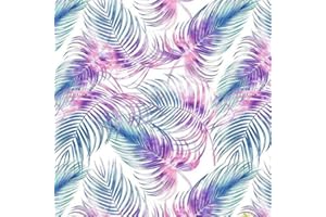 Tissu Pingianer 100 % coton à rayures et fleurs 100 x 160 cm vendu au mètre