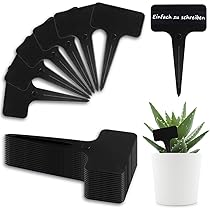 100 Etichette Per Piante In Plastica - Forma A T E Freccia, Scrivibili E Impermeabili Per Orto E Giardino - Foto 4