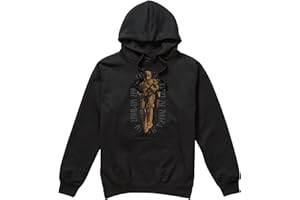 Cotton Soul Star Wars Boba Fett I'm A Simple Man Mens Hoodie Black