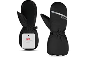 ‎KUTOOK KUTOOK Fäustlinge Kinder Wasserdicht Warme Winterhandschuhe Ski Snowboard Fußball SF508