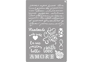 La Pajarita papillon 090026 C Stencil ST-26 amore