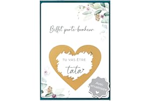 Joli Coon Carte a gratter annonce grossesse - Tu vas être tata avec enveloppe - Annonce grossesse tata