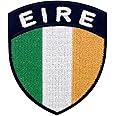 Ireland Shield Flag Patch Embroidered Applique Iron On Sew On Irish National Emblem