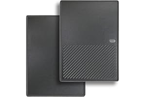 GFTIME 43CM X 32CM Piastra per Griglia Padella per Landmann Triton 3 e 4 Bruleurs, Enders Boston 4, Enders Monroe PRO 4, Enders Boston 6 Grill a Gas, Piastra riscaldante in Ghisa