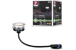 Paulmann 939.53 Outdoor Plug & Shine Floor Eco IP65 3000K 1W 24V 93953 LED Infälld golvlampa Utomhusbelysning Golvspotlight Golvbelysning