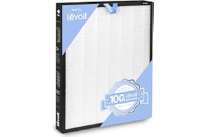 ‎LEVOIT LEVOIT Vital 100S Originaler Ersatzfilter, hocheffizienter Aktivkohlefilter und Vorfilter, HEPA Filter, gegen 99,97 Prozent von Schimmel Staub Pollen Allergene für Allergiker Raucher