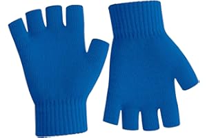 SYCLOPAK Mitaine Femme,Gants Femme Hiver,Mitaine Homme,Mitaines Femme,Mitaine Femme Chaude,Gants Chauffants Femme,Gants Sans Doigts Femme,Mitaine Noire,Mitaine Femme Laine,Gants Demi-Doigts De Vélo