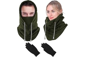XM-MENGPANWEI Pasamontañas Balaclava Invierno, Gorra Baraklava Polar Pasamontañas Moto Hombre Mujer Ski Mask Térmica Balaclava Máscara Unisex Máscara para Esqui Corriendo Moto Ciclismo Deportes Aire Libre