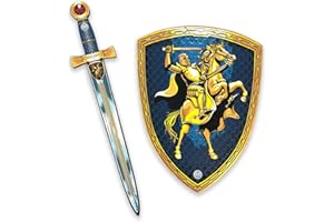 Liontouch - Espada y Escudo de Caballero, Niños 3-6 Años | Juguete de Espuma de Estilo Medieval para Niños Pequeños | Armas Seguras y Accesorios de Batalla para Disfraces y Caballeros a Caballo