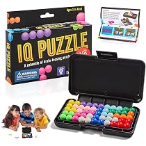 IQ Puzzler Pro Set Da 2: Giochi Di Logica 3D Con 120 Sfide Per Bambini E Adulti - Smart Games - 3