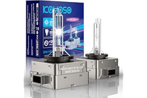 KOYOSO D1S Xenón 6000K 35W Bombilla HID Lámpara 66140 66144 85140 85415 Repuesto Kit, Paquete de 2