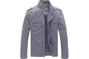 WenVen veste militaire homme blouson militaire homme été veste homme printemps blouson coton homme veste legere homme été blouson homme léger veste veste pour le printemps homme