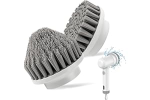 ECLIPSEGUARD Spin Power Lot de 2 brosses de Rechange, Brosses Rondes Synoshi pour Brosseuse Électrique Rotative, Accessoire de Nettoyage électrique