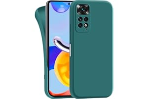 MyGadget Funda para Xiaomi Redmi Note 11 | Note 11s en Silicona TPU - Carcasa Slim & Flexible - Case Resistente Antigolpes y Anti choques - Ultra Protectora Verde Oliva