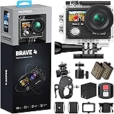 AKASO Brave 4 4K 20MP WiFi Aksiyon Kamerası Ultra HD with EIS 30m Underwater Su Ge&ccedil;irmez - Uzaktan Kumandalı - 5X Zoom