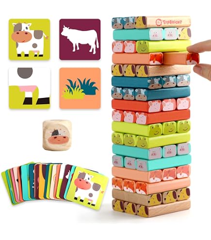 Jeu D'Empilage Mural 3D Pour Enfants - Jouet Éducatif à Suspendre Avec Blocs Colorés