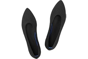 Frank Mully Frauen Spitze Zehe Ballett flach Strickkleid Schuhe Low Wedge Flache Schuhe Komfort Slip On Flats Schuhe für Frau Klassische Schuhe