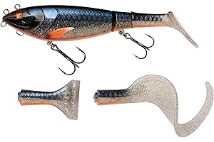 Berkley Zilla Tailswinger Lure – la prima esca snodata sul mercato con incredibile azione di nuoto e grande versatilità – perfetta per la pesca al luccio in qualsiasi situazione
