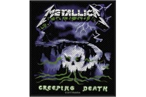 Metallica Patch Creeping Death Band Logo Nue offiziell woven sew on One Size