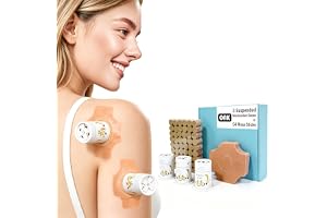 Moxa box-set med 54 Moxa-pinnar, värmebeständigt foder och fyrstegs temperaturkontroll, handsfree Moxa-brännarset med fästban