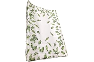 The Gilded Bird Wedge, Baby Changing Mat w/Raised Sides, Change Pad, 69cm x 44cm, Extra Thick, Wipeable (Safari Leaves)