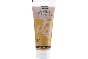 PEBEO Pébéo - Acrílico Fine Studio - Pintura acrílica Oro - Oro Rico - 100 ml